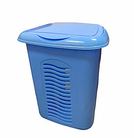 Корзина для білизни Консенсус БЛАКИТНИЙ 40л