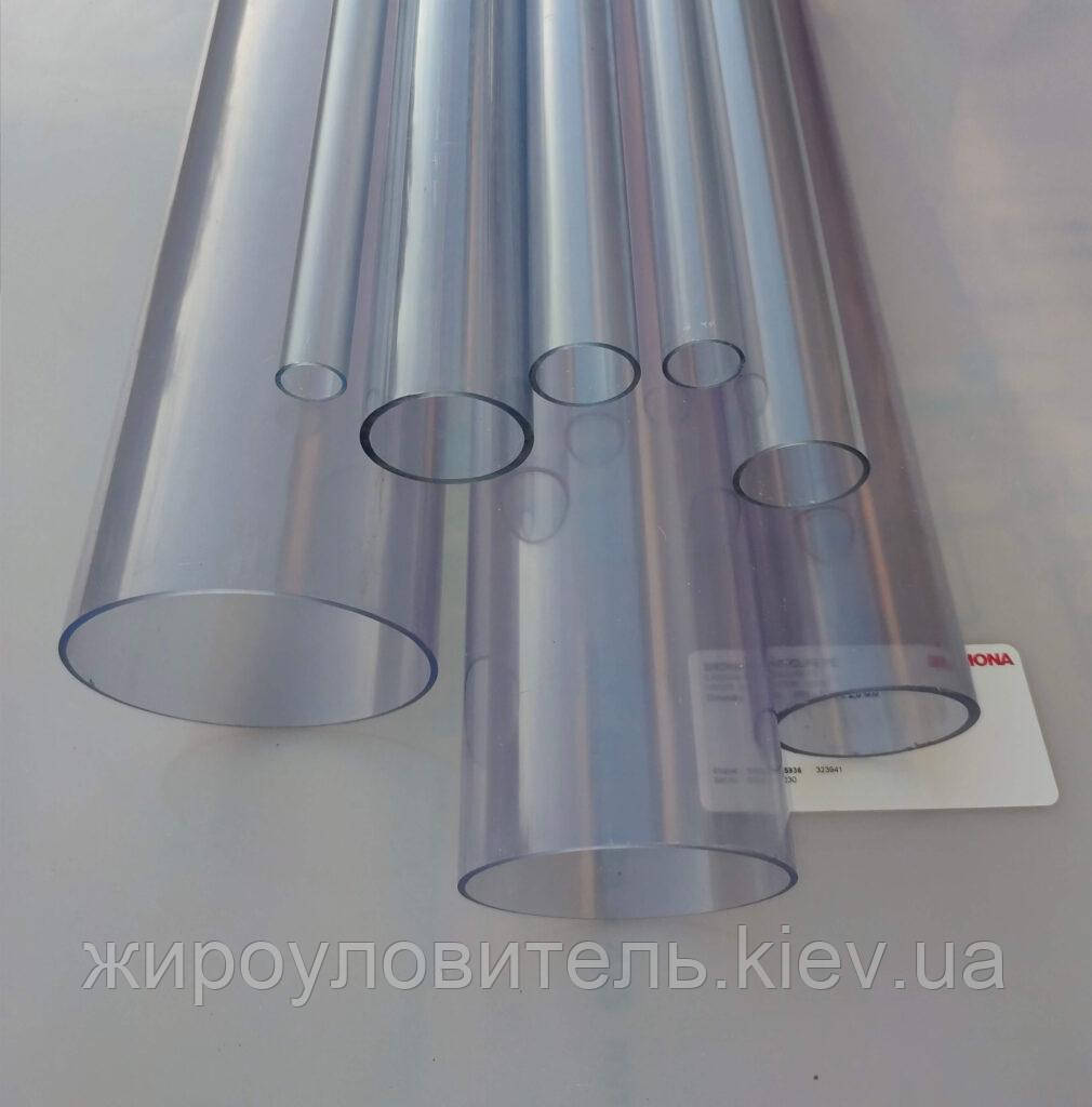 Труба ПВХ прозора PVC-GLAS D 140 мм. PN4 2-8-mm
