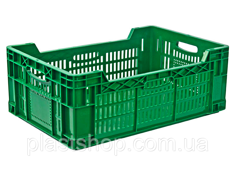 Ящики харчові суцільне дно 600 x 400 x 220 / 180