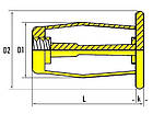 Клепана гайка пелюсткова GO-FOUR GOEBEL М4 / 0.1 - 5.0 мм оцинкована сталь, фото 3