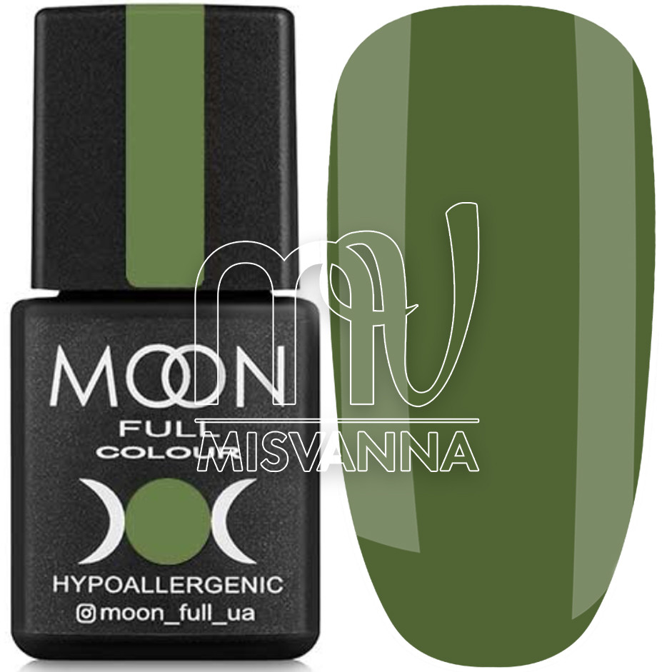 Гель лак MOON FULL color Gel polish, 8 мл №214 оливковий