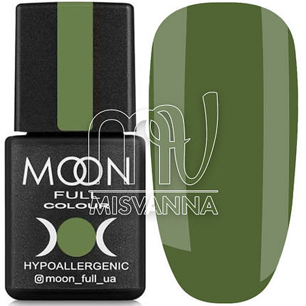 Гель лак MOON FULL color Gel polish, 8 мл №214 оливковий, фото 2