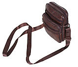 Чоловіча шкіряна сумка коричнева Bon R010-1, фото 5