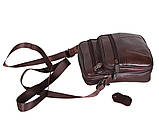 Чоловіча шкіряна сумка коричнева Bon R010-1, фото 7