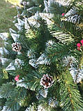 Ялинка "КАРМЕН" з шишками та калиною 1.80 м-- ялинка штучка з шашками/ялинка/ялинка пипна, фото 5