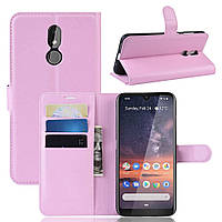 Чохол Luxury для Nokia 3.2 книжка світло-рожевий