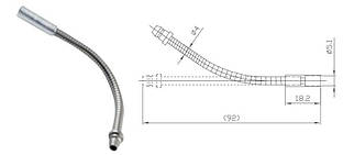 Спрямовуюча трубка гальмівного тросика Alligator гнучка