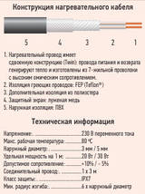 Arnold Rak SIPC 6115-30 2-жильный кабель для снеготаяния (8,9-11,9м2), фото 2