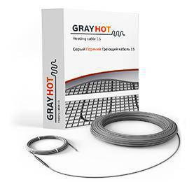 GrayHot 1531 Вт (10,2-12,8 м2) тепла підлога двожильний кабель, фото 2