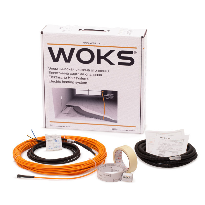 Woks-10 2080 Вт (13,9-16,0 м2) тонкий тепла підлога під плитку