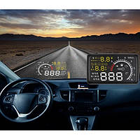 Проєктор на лобове скло автомобіля. Автомобільний дисплей HUD OBD2 проєктор на лобове скло