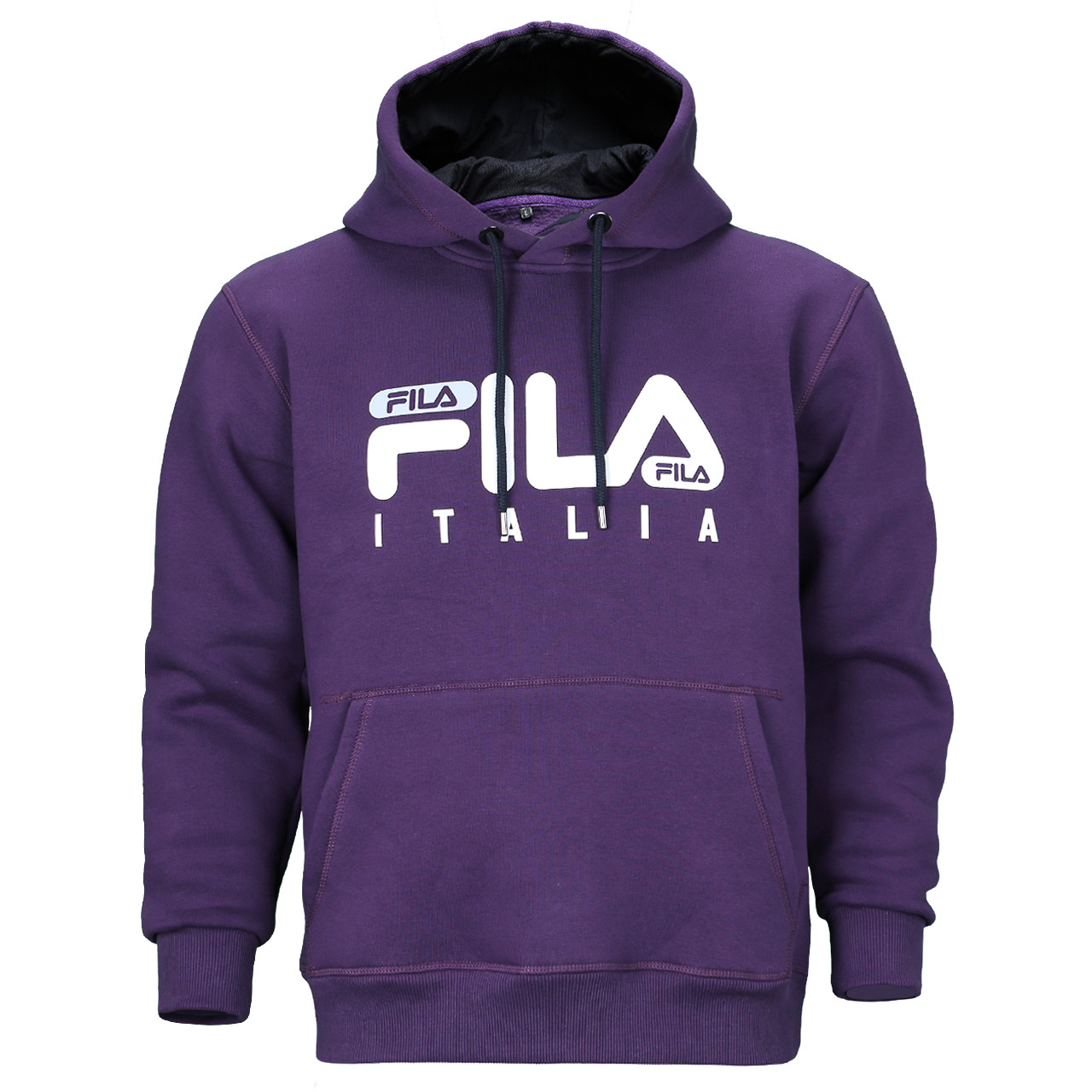 Худі осінь-зима чоловічі фіолетові FILA ITALIA з лого Т-2 PUR L(Р) 20-478-203