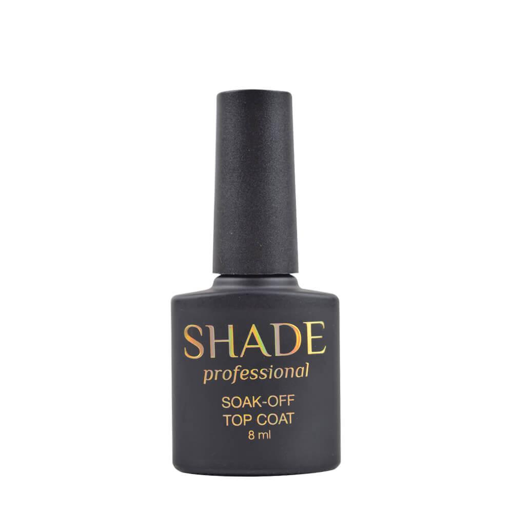 Фінішне покриття без липкого шару SHADE Soak-Off Top, 8 мл