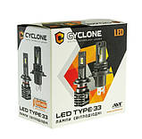 Лампи LED Cyclone H1 type-33 5000k 4600 Lm, фото 3