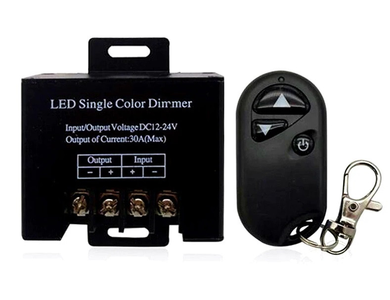 LED дімер LEDTech RF 30A 360w (30а 360вт) 12-24V з управлінням з RF каналу для світлодіодної стрічки