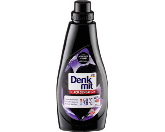 Рідкий порошок для чорної білизни Denkmit Black Sensation