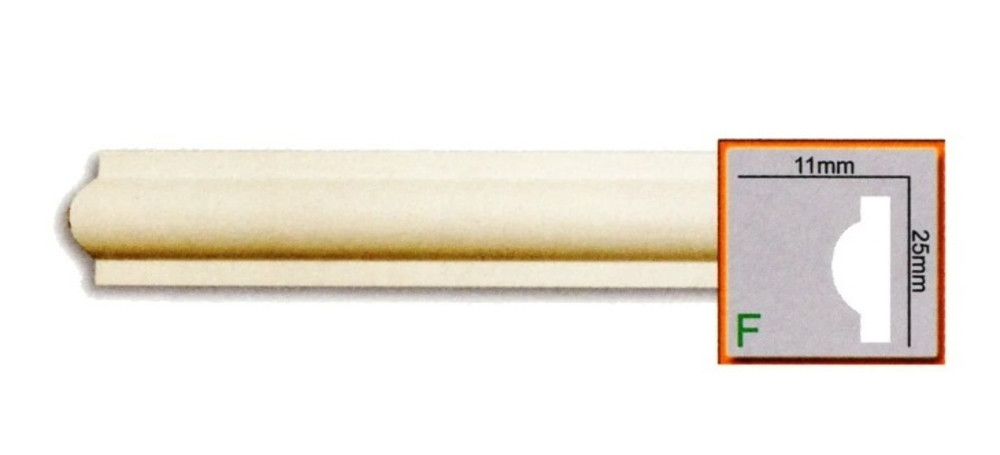 Молдинг Gaudi гнучкий CR3075F (25x11)мм