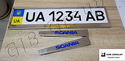 Набір накладок на двірники + рамка номерного знаку Scania
