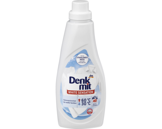 Denkmit White Sensation — рідкий порошок для білої білизни
