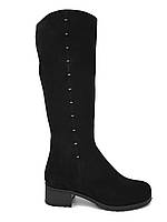 Зимові замшеві чоботи жіночі на низькому каблуці зручні повсякденні теплі модні якісні класичні 37 розмір Romax 765 2022