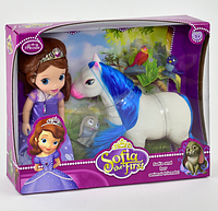 Кукла для девочки София Прекрасная ZT 8820 Принцесса с лошадкой с питомцами