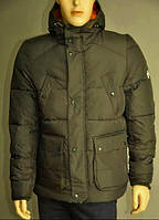 Куртка-Пуховик чоловіча темно-оливкова XL «Puffa» (Велика Британія)