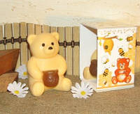 Подарочное мыло ручной работы "Медвежонок с мёдом"