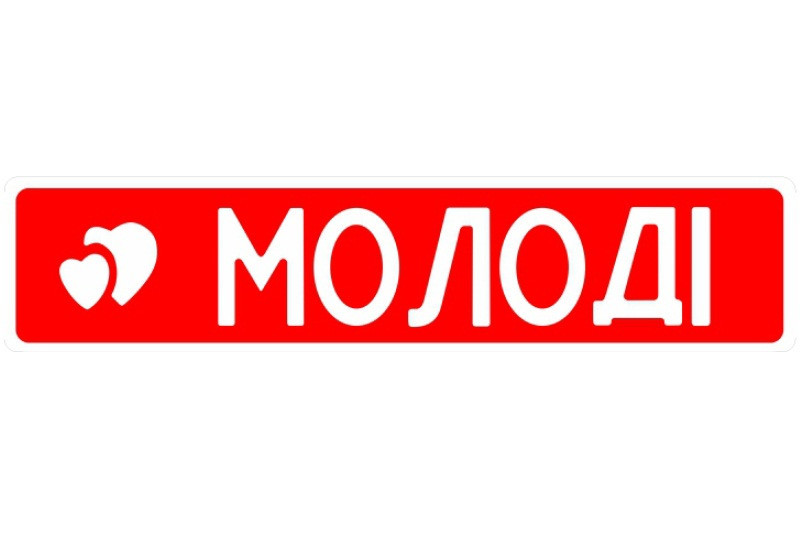 Весільні номери на авто "Молоді"