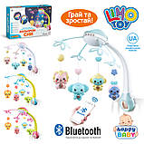 Мобіль на ліжечко з проектором 0007 Limo Toy, синій, фото 10