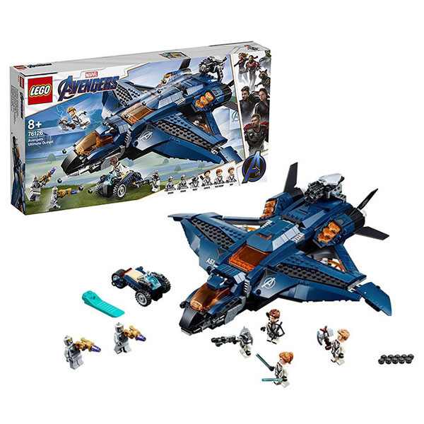 Конструктор Super Heroes 11261 "Модернизированный квинджет Мстителей" 832 деталей.