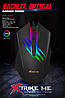 Миша дротова ігрова XTRIKE ME Gaming Backlight GM-203, чорна, фото 4