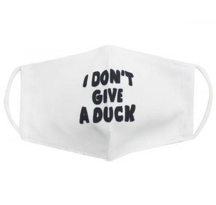 Багаторазова 4-х шарова захисна маска "I dont give a duck" розмір 3, 7-14 років mask2NEW