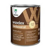 Масло реставрационное TEKNOS WOODEX HARDWOOD OIL для твёрдых пород древесины (бесцветный) 1 л