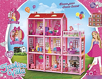 Будиночок для ляльок з ляльками, меблями та аксесуарами 953