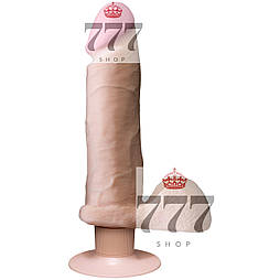 Фалоімітатор Doc Johnson The Realistic Cock 8 inch ULTRASKYN, діаметр 5,1 см, плавне регулювання 777Store.com.ua