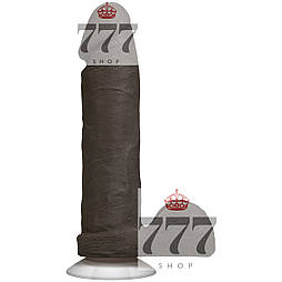 Фалоімітатор Doc Johnson The Realistic Cock 8 inch Black - ULTRASKYN, Vack-U-Lock, діаметр 5,1 см 777Store.com.ua