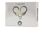 Металеві Наручники Adrien Lastic Handcuffs Metallic (поліцейські) 777Store.com.ua, фото 2