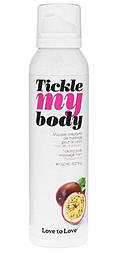 Массажная пена Love To Love TICKLE MY BODY Passion Fruit (150 мл) увлажняющая 777Store.com.ua