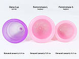 Менструальна чаша Femintimate Eve Cup розмір L з переносним душем, діаметр 3,8 см, Рожевий 777Store.com.ua, фото 4