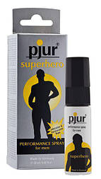 Пролонгує спрей pjur Superhero Spray 20 мл, вбирається в шкіру, натуральні компоненти 777Store.com.ua