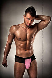 Чоловічі трусики з рожевим гульфіком Passion 007 THONG pink S/M - Passion 777Store.com.ua