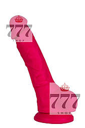 Фалоімітатор Alive Adam Pink L, двошаровий, силікон+ Silexpan, діаметр 4см 777Store.com.ua