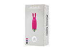 Вибропуля Adrien Lastic Pocket Vibe Rabbit Pink зі стимулюючими вушками 777Store.com.ua, фото 2