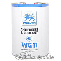 Антифриз -38°C синий Antifreeze & Coolant WG11 Ready for use 10л Wolver