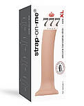 Насадка для страпона Strap-On-Me Dual Density Dildo Flesh XL, діаметр 4,5 см, двошарова, гнучка 777Store.com.ua, фото 4