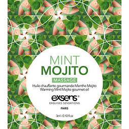 Пробник массажного масла EXSENS Mojito 3мл 777Store.com.ua