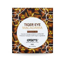 Пробник масажного масла EXSENS Tiger Eye Macadamia 3мл 777Store.com.ua