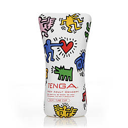 Мастурбатор Tenga Keith Haring Soft Tube Cup (м'яка подушечка) сдавливаемый 777Store.com.ua