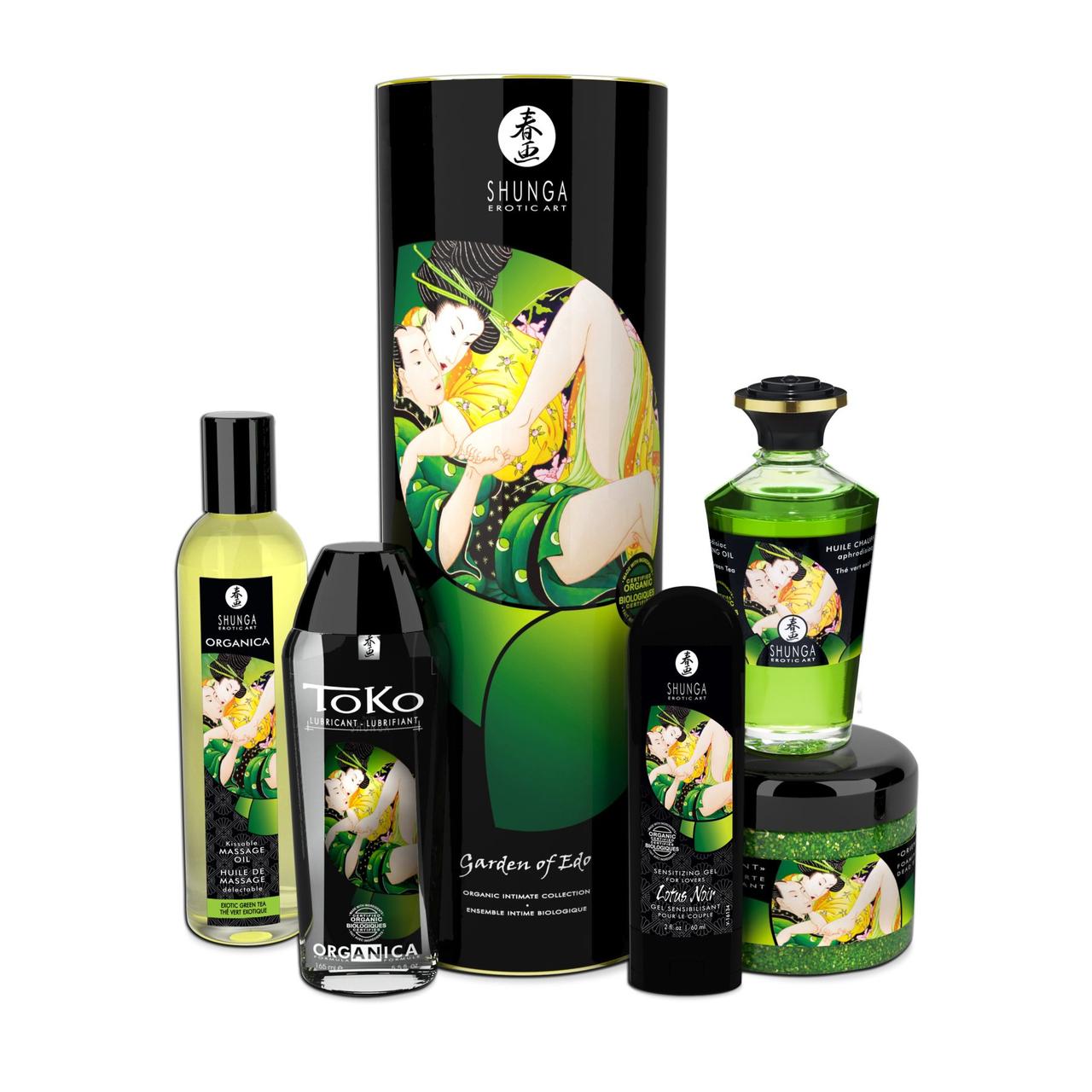 Подарунковий набір Shunga GARDEN OF EDO Organic: розслабляючий аромат зеленого чаю 777Store.com.ua