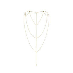 Ланцюжок для спини Bijoux Indiscrets Magnifique Back and Cleavage Chain - Gold, прикраса для тіла 777Store.com.ua